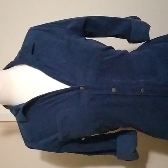 NWT Navy Corduroy Dress XS - Picture 2 of 10